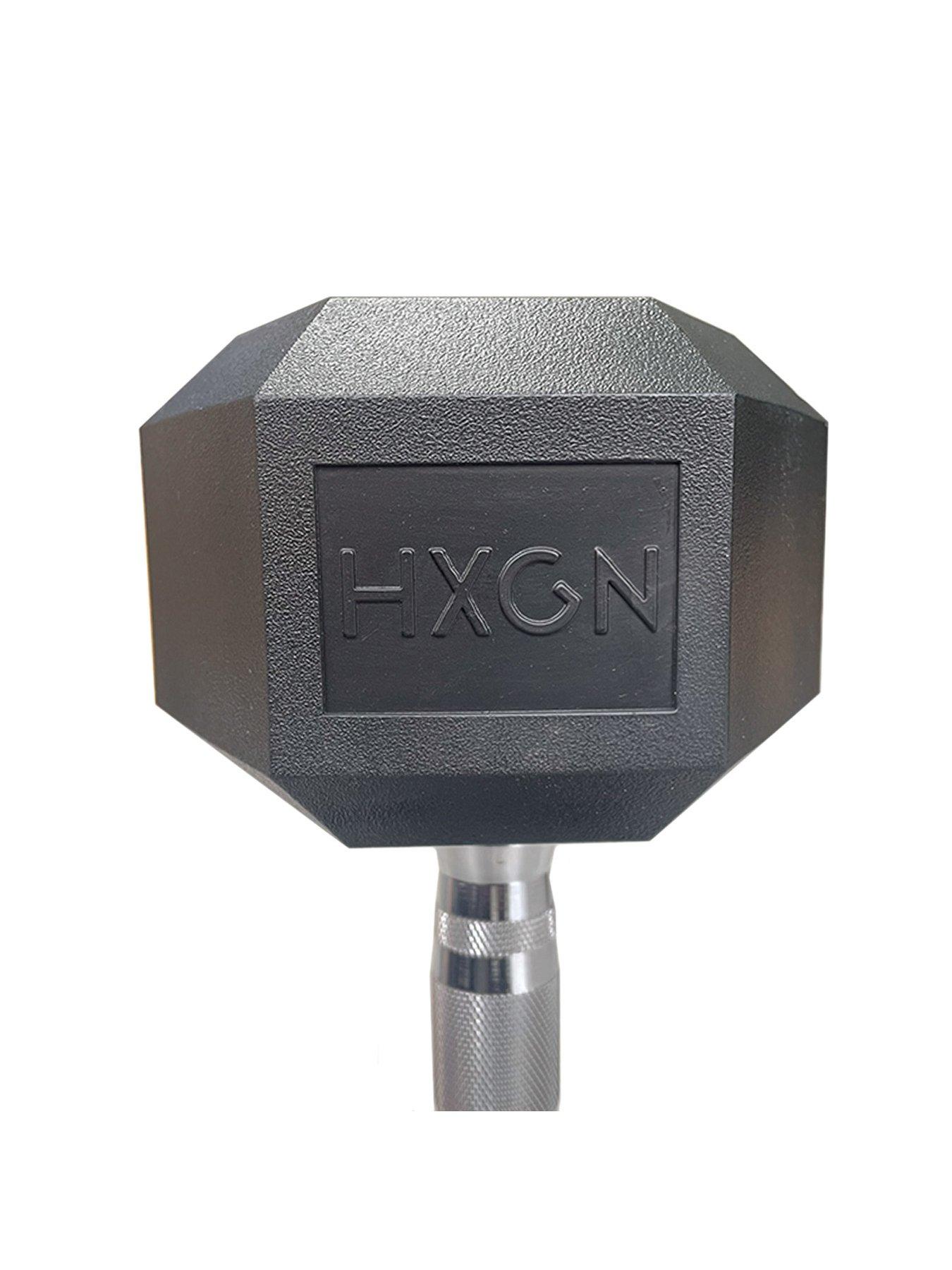 Image 4 of 6 of HXGN HXGN Pro Hex Dumbbells 2 x 17.5kg