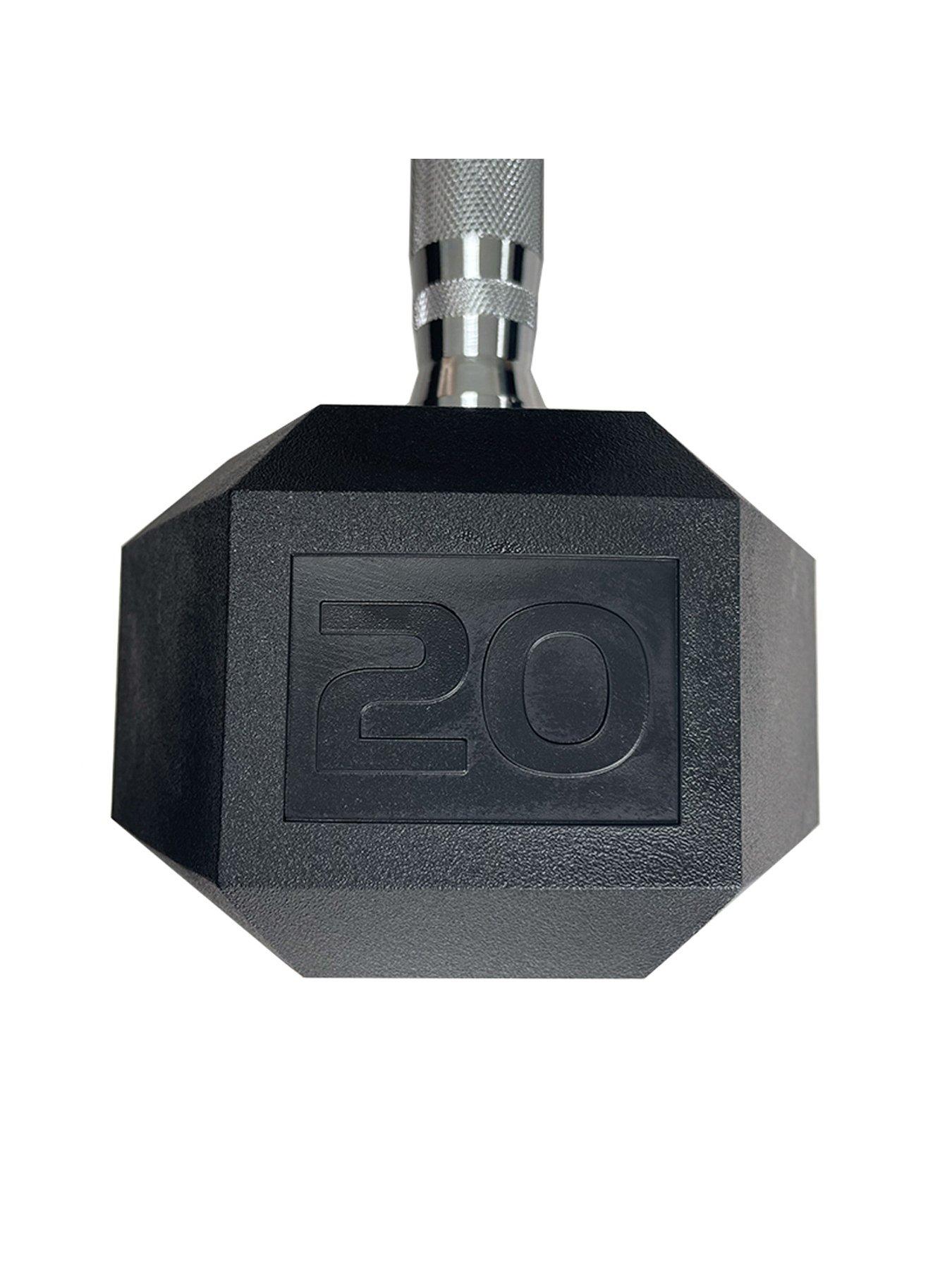 Image 5 of 6 of HXGN HXGN Pro Hex Dumbbells 2 x 20kg