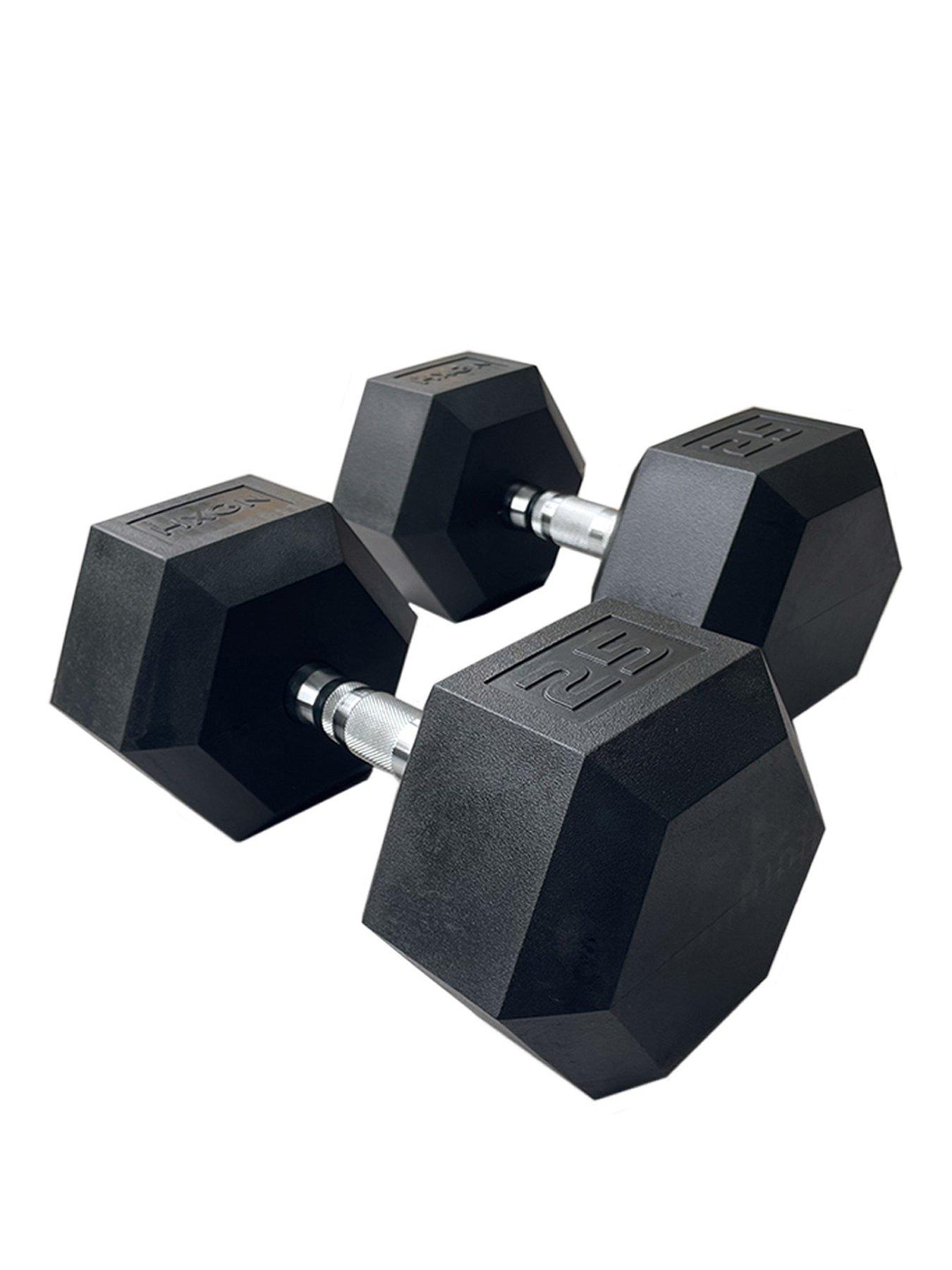 Image 1 of 6 of HXGN HXGN Pro Hex Dumbbells 2 x 25kg