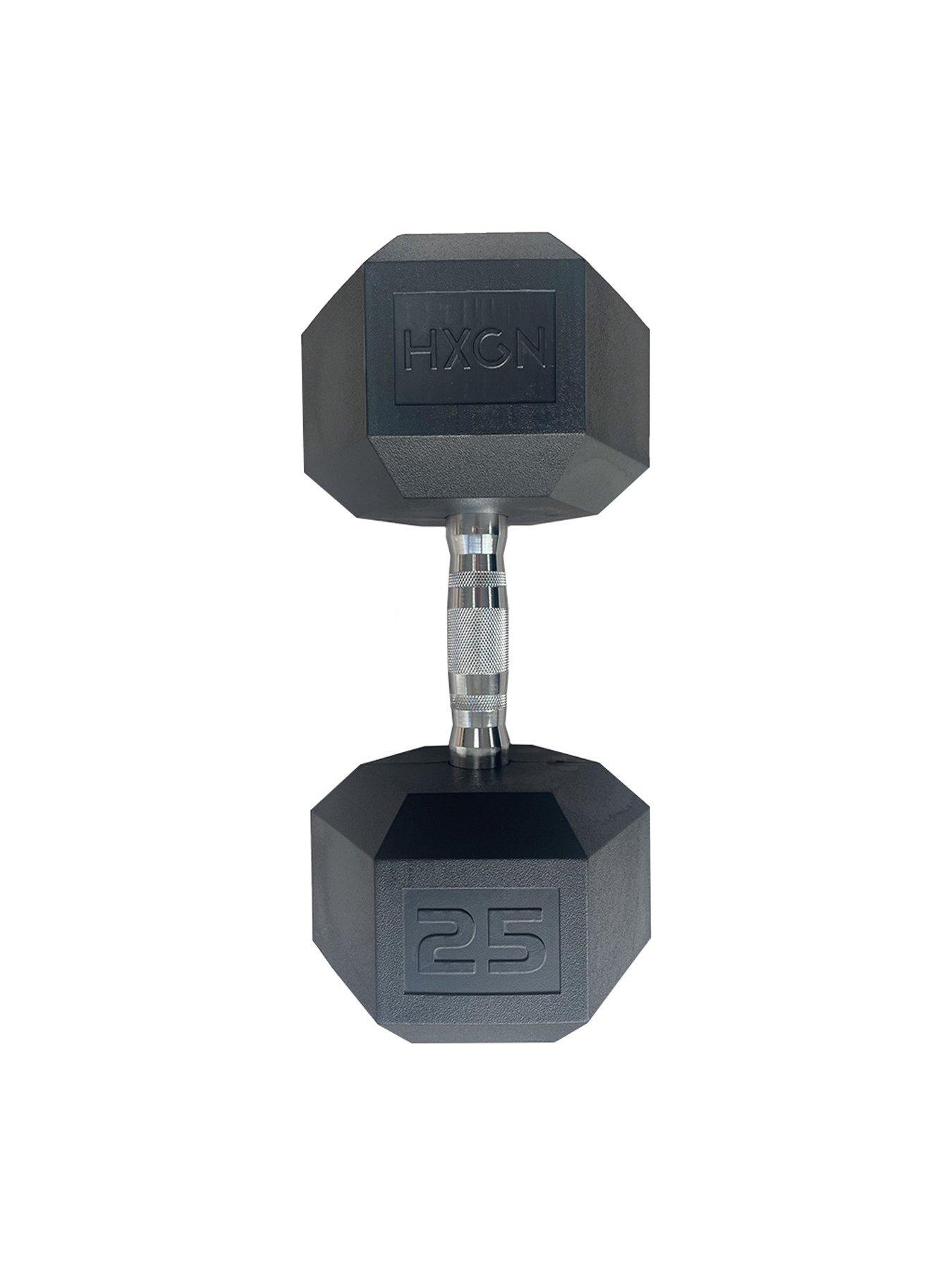 Image 6 of 6 of HXGN HXGN Pro Hex Dumbbells 2 x 25kg