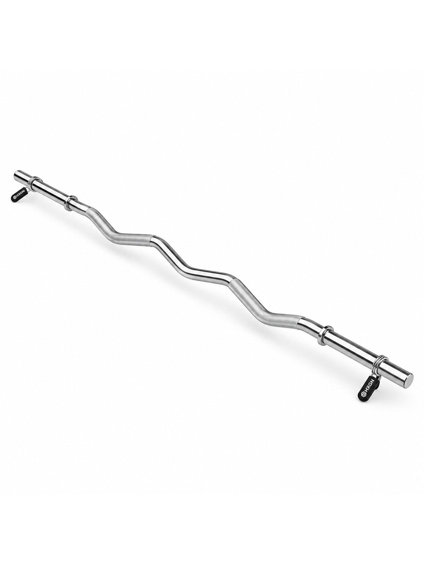 Image 2 of 3 of HXGN HXGN 1' EZ Curl Bar with Spring Collars - Chrome