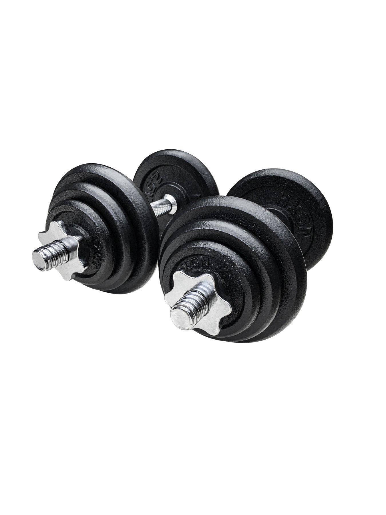 Image 6 of 7 of HXGN HXGN 20kg Cast Iron Dumbbell Weight Set