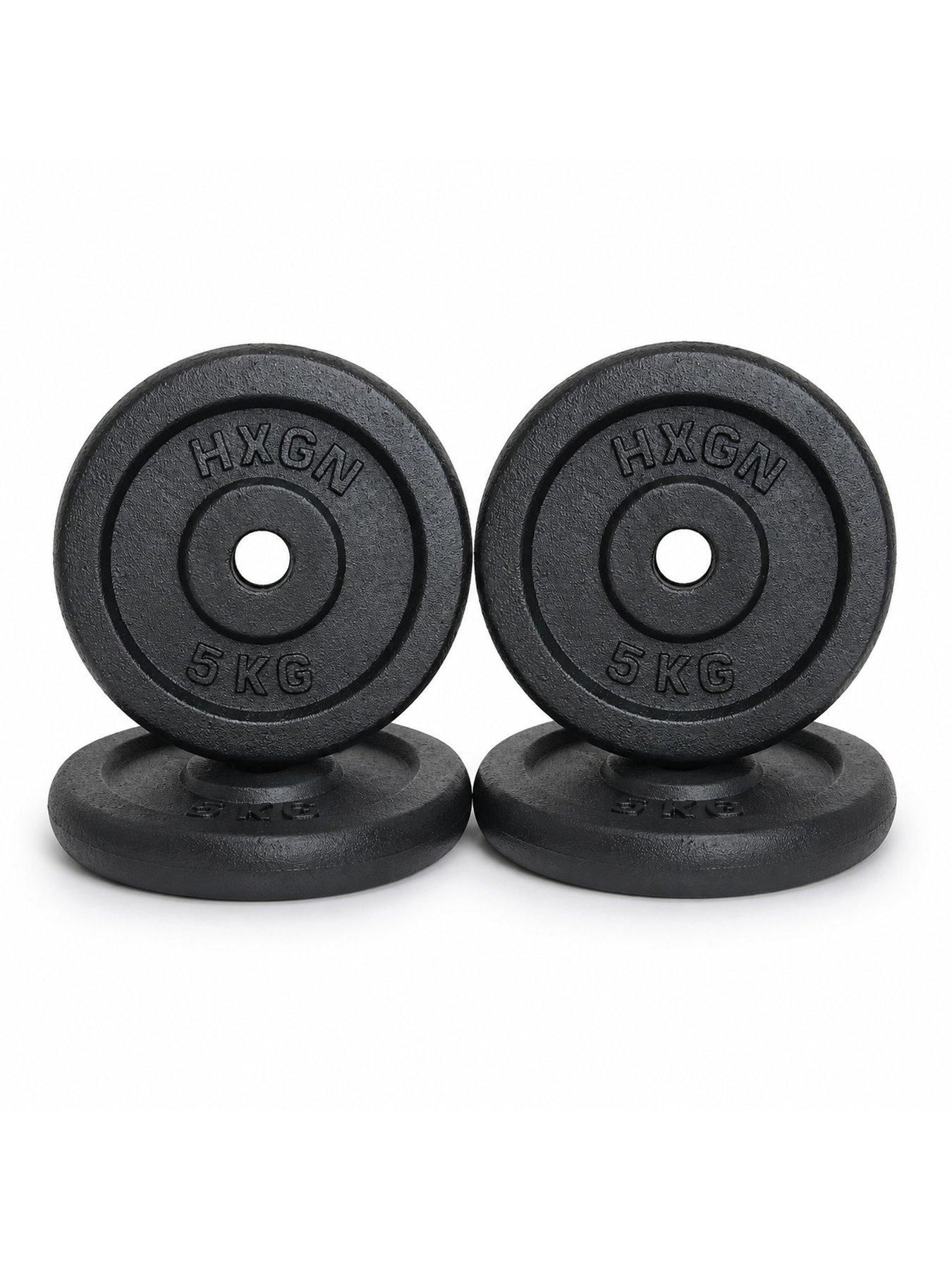 Image 2 of 4 of HXGN HXGN 4 x 5kg Cast Iron 1' Weight Plates