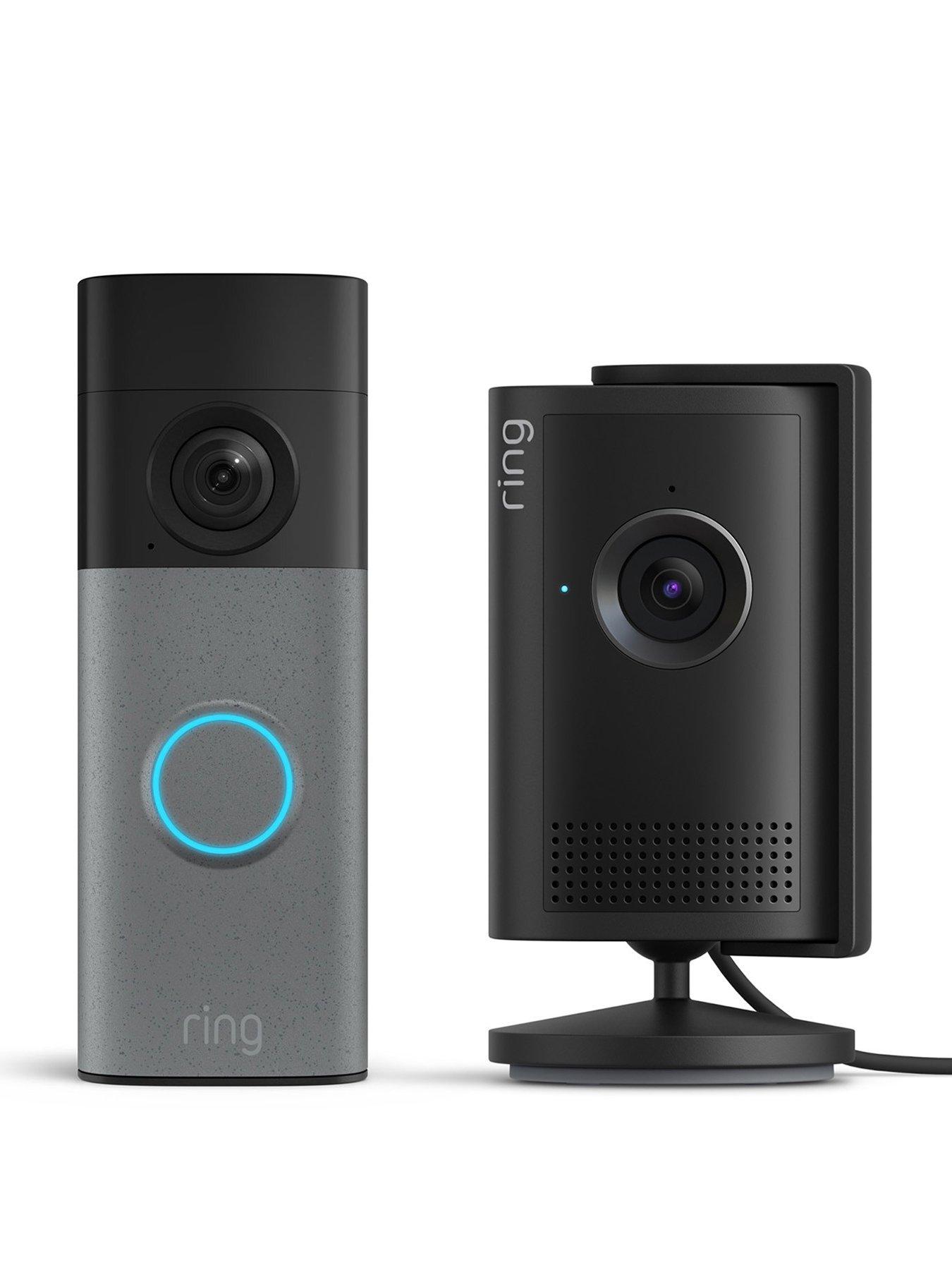 Ring Ring Battery Video Doorbell Speckled Grey (Newest Gen) & Indoor Cam Plus White - Image 15