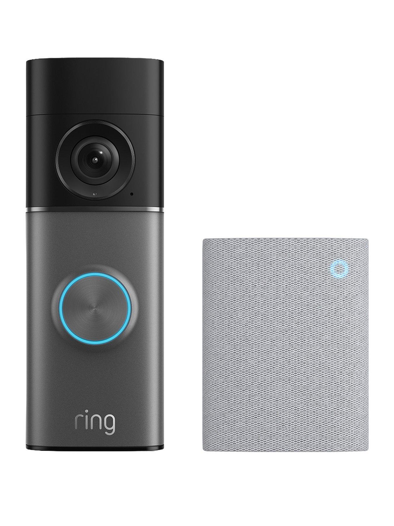 Ring Ring Battery Video Doorbell Speckled Grey (Newest Gen) & Indoor Cam Plus White - Image 17