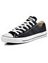  image of converse-womens-ox-trainers-black
