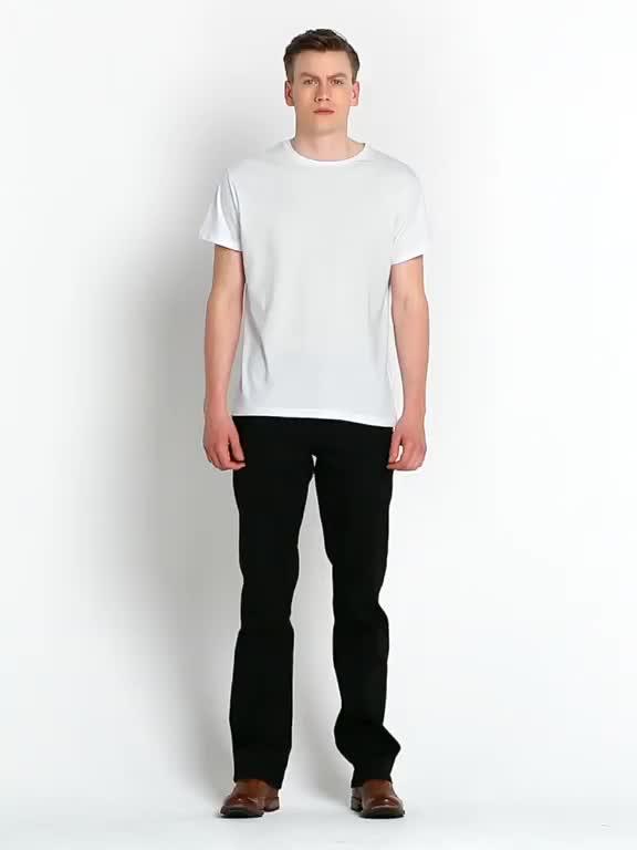Image thumbnail 5 of 5 of Wrangler Texas Straight Fit Jeans - Black