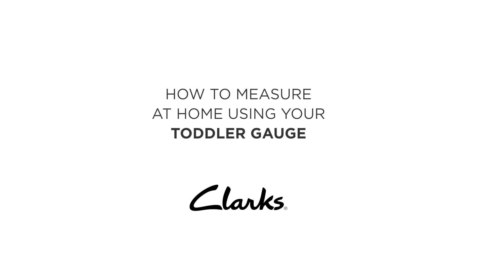 clarks shoe size toddler