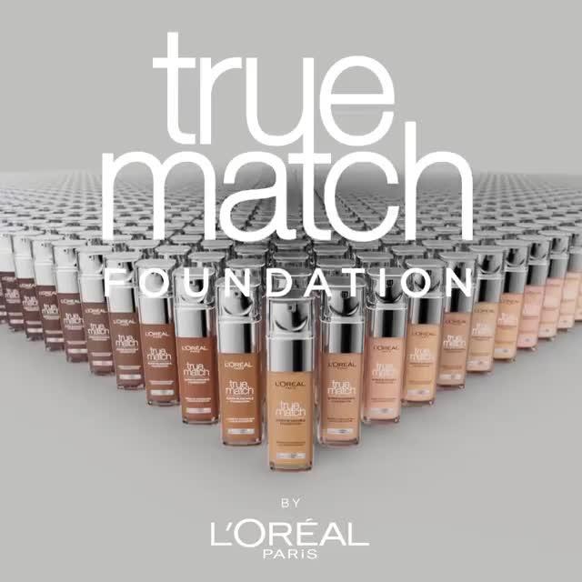 Image thumbnail 3 of 3 of L'Oreal Paris True Match Liquid Foundation with Hyaluronic Acid &amp; SPF 17 30ml