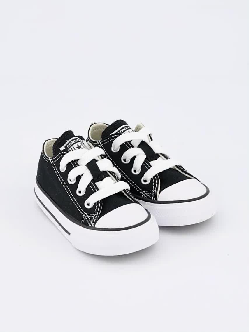 Image thumbnail 7 of 7 of Converse Infant Unisex OX Trainer - Black