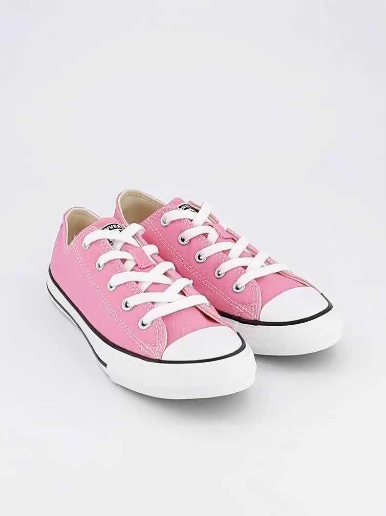 Image thumbnail 7 of 7 of Converse Kids Girls OX Trainer - Pink
