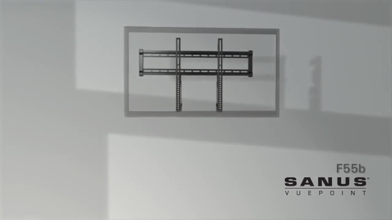 Image thumbnail 5 of 5 of SANUS Vuepoint F55C-B2 Fixed 47-90" TV Bracket