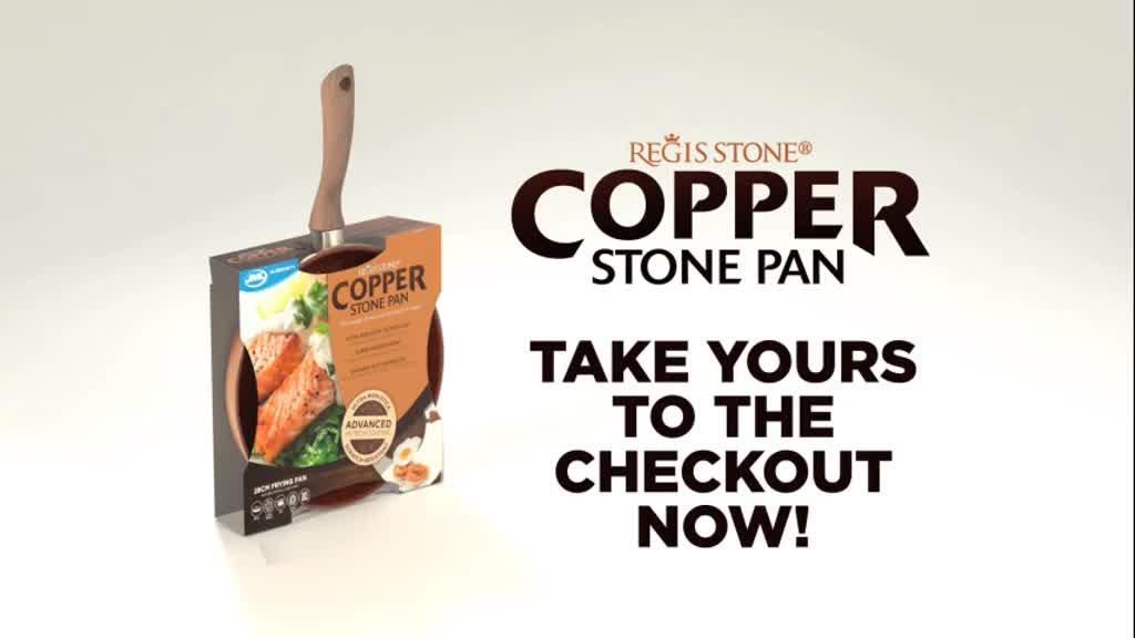 Image thumbnail 7 of 7 of JML Set Of 3 Copperstone Non-Stick Pans With Free Recipe Book