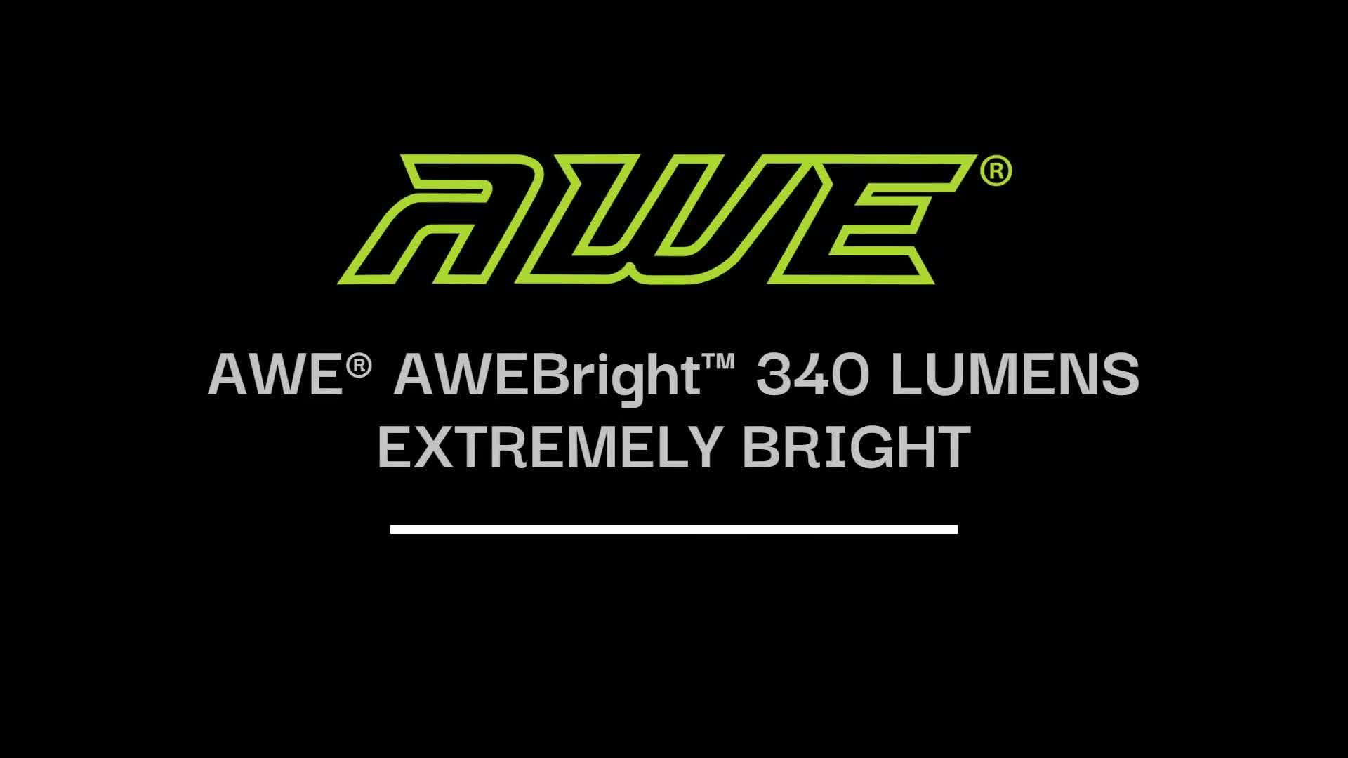 Image thumbnail 6 of 6 of AWE AWEBright USB Rechargeable Bicycle Light Set 340 Lumens