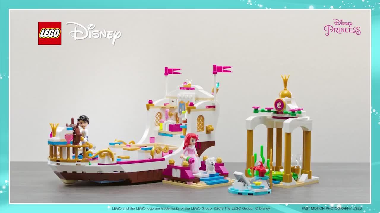 lego disney ariel's royal celebration boat