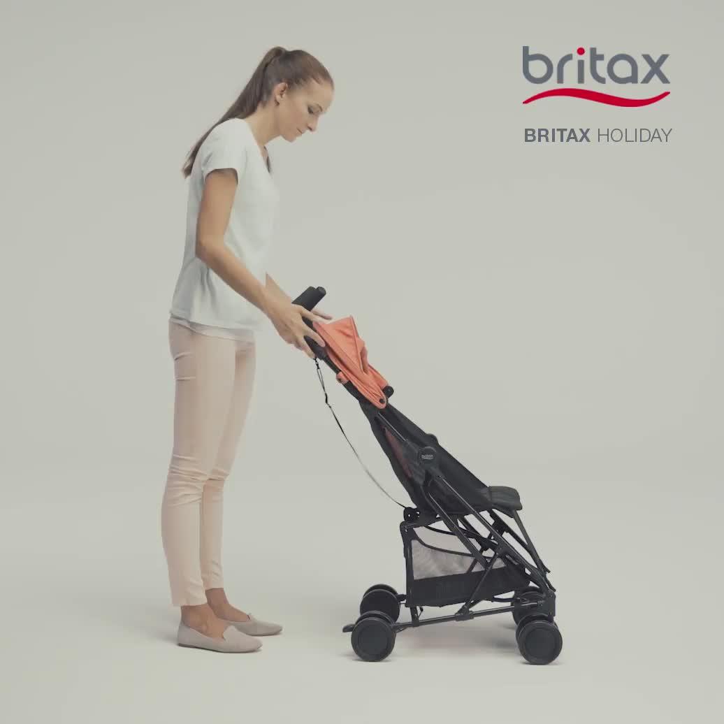 britax holiday stroller black