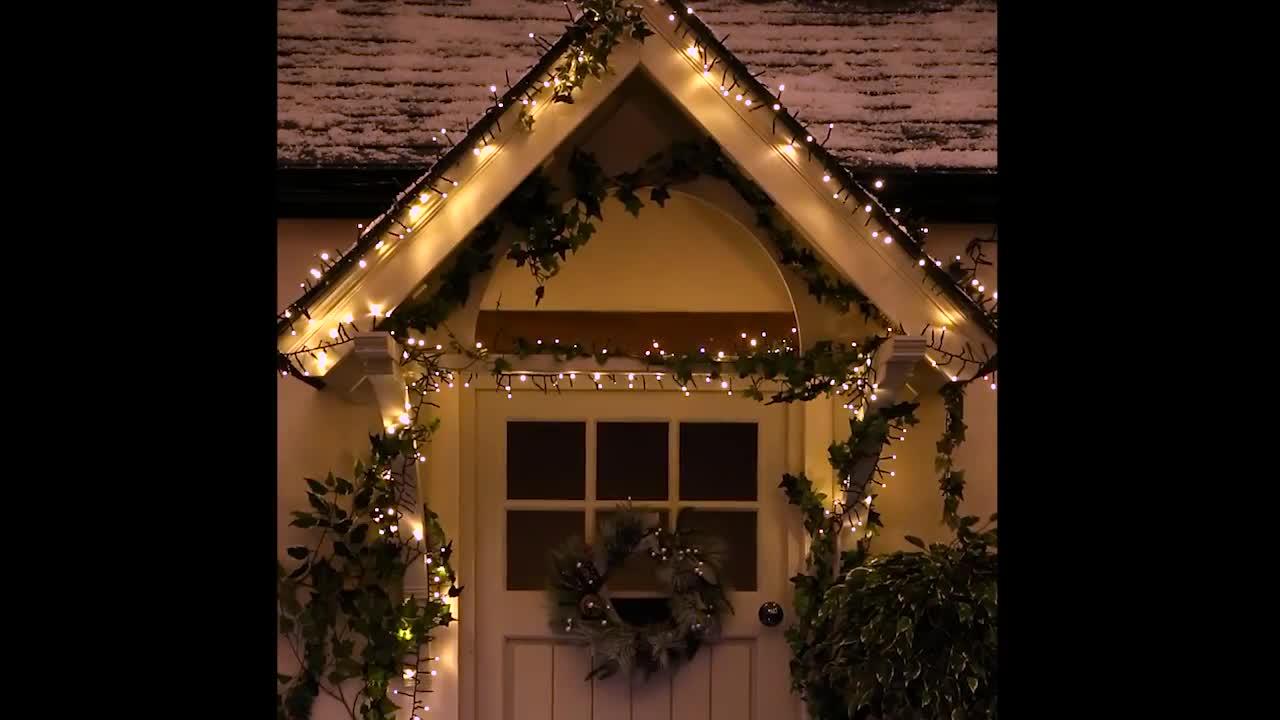 white outdoor christmas lights