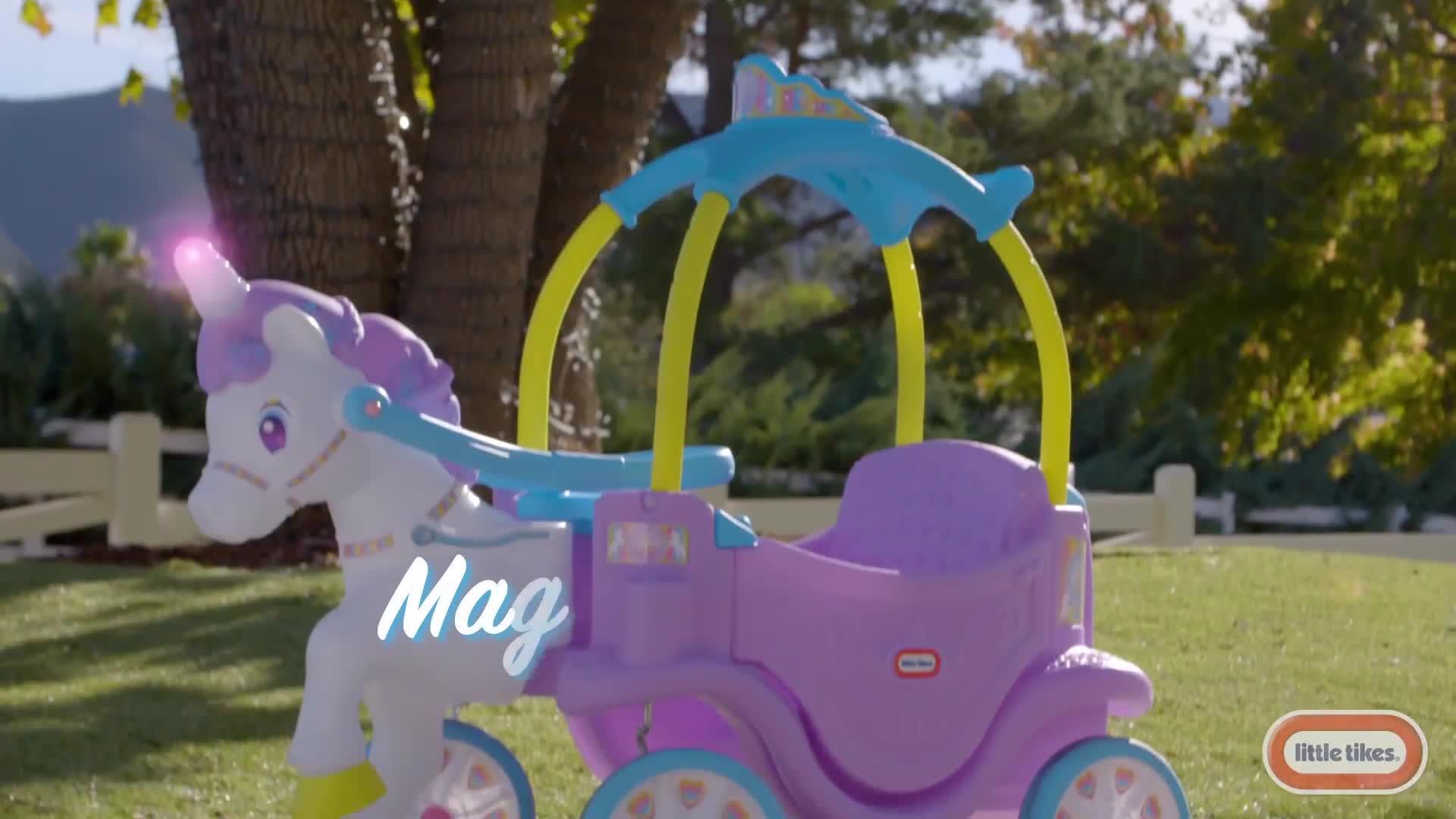 little tikes magical unicorn carriage