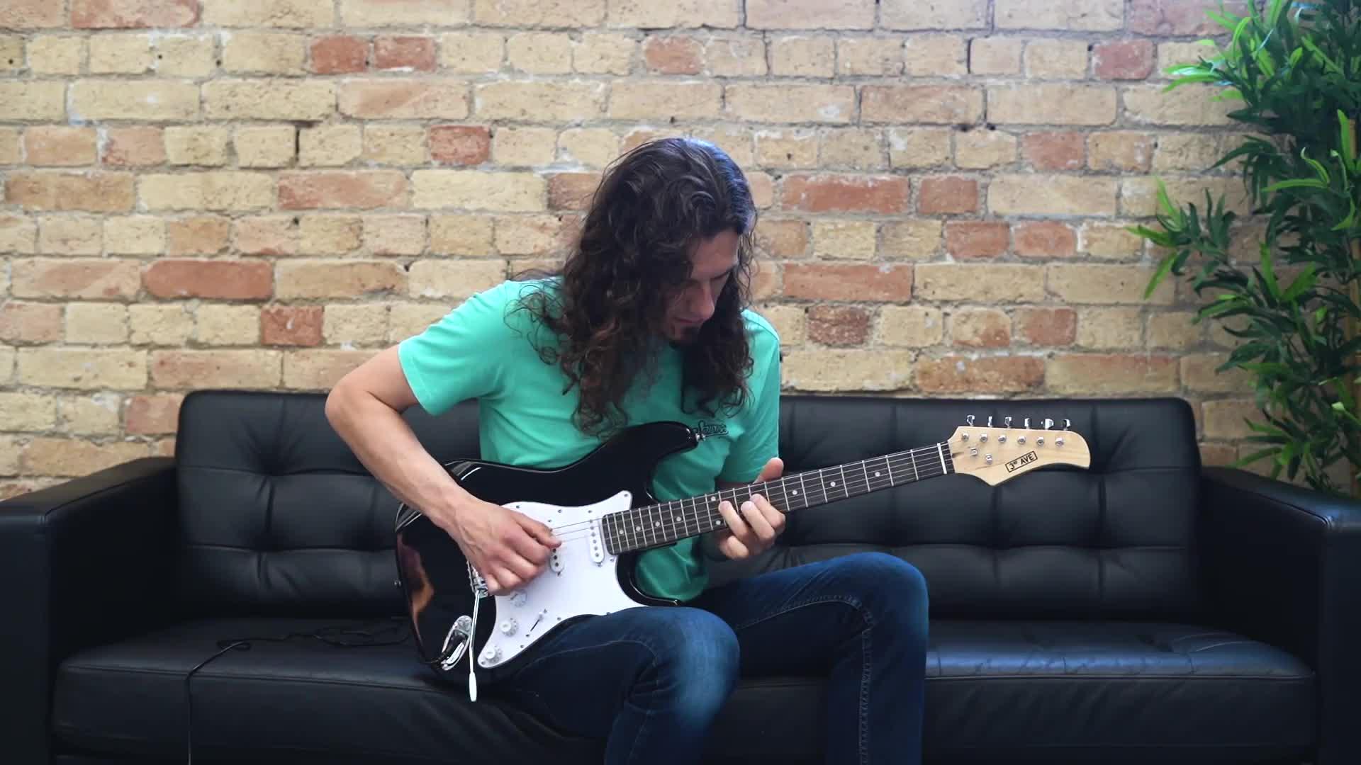 Image thumbnail 7 of 7 of Rocket Full Size 4/4 Electric Guitar Ultimate Kit with 10W Amp - 6 Months FREE Lessons - Black