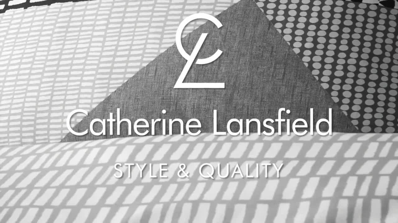 Image thumbnail 7 of 7 of Catherine Lansfield Larsson Geo Duvet Cover Set - Grey