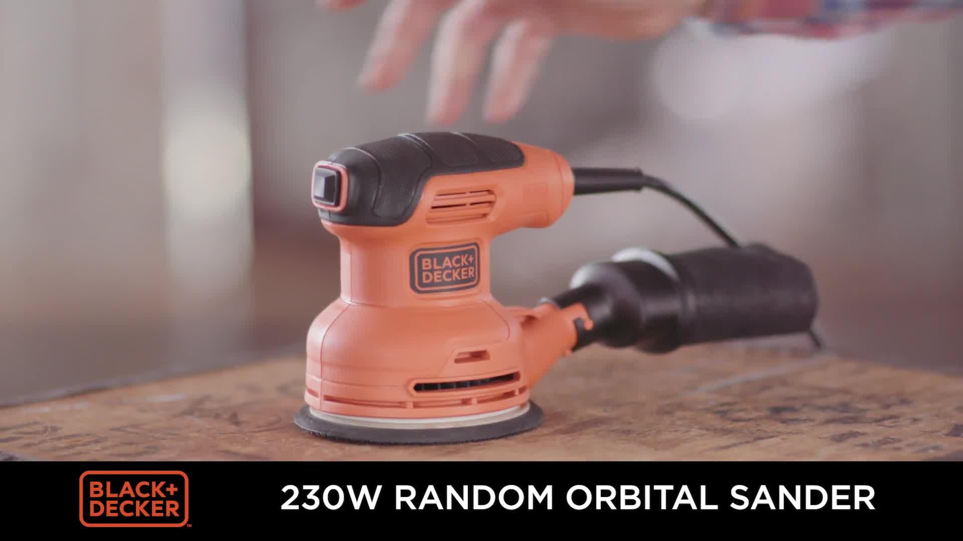 BLACK+DECKER® 230W Random Orbital Sander 