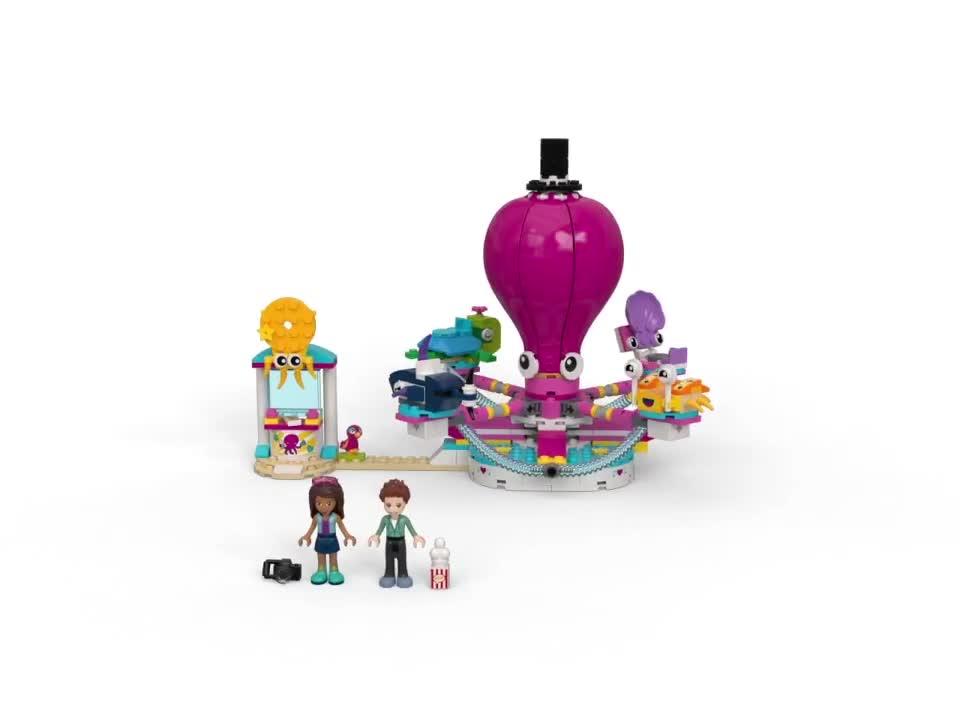 lego friends funny octopus ride