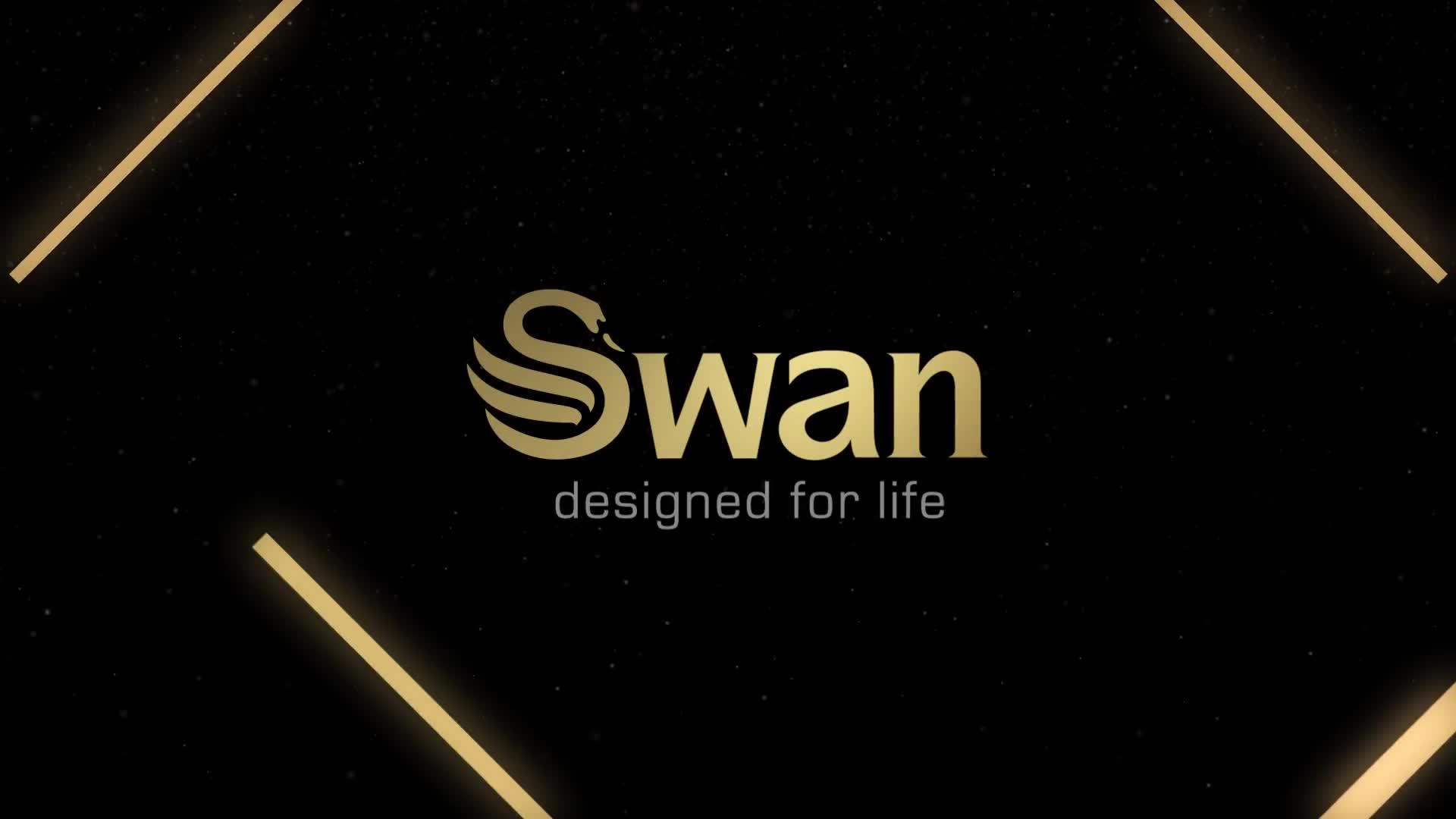 Image thumbnail 7 of 7 of Swan Gatsby Range 4-Slice Toaster - Black/Gold