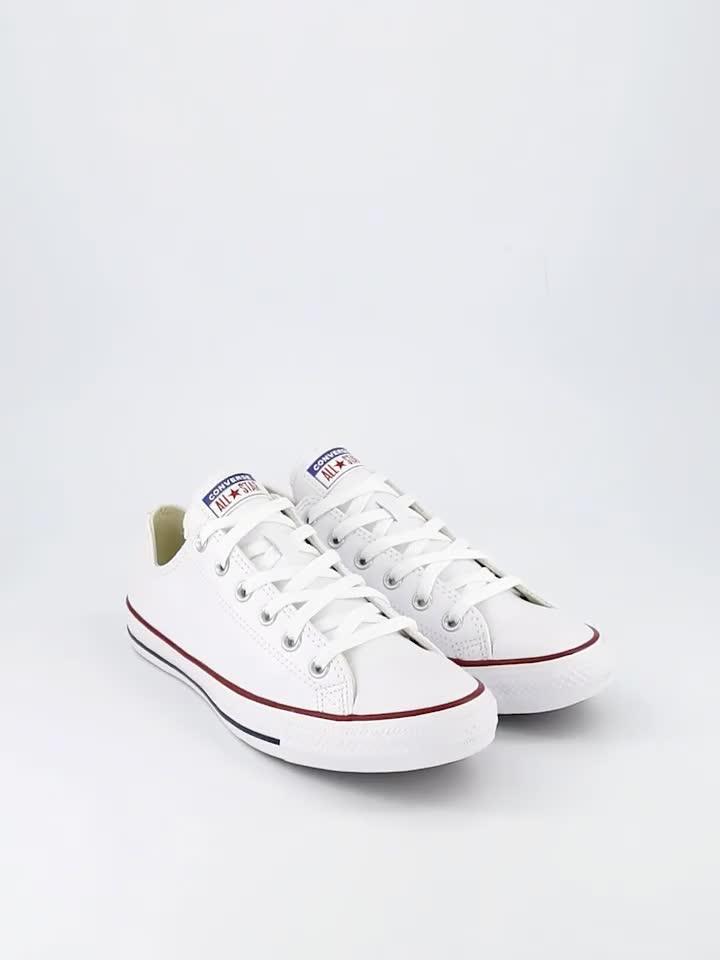 Image thumbnail 7 of 7 of Converse Leather Ox Trainers - White