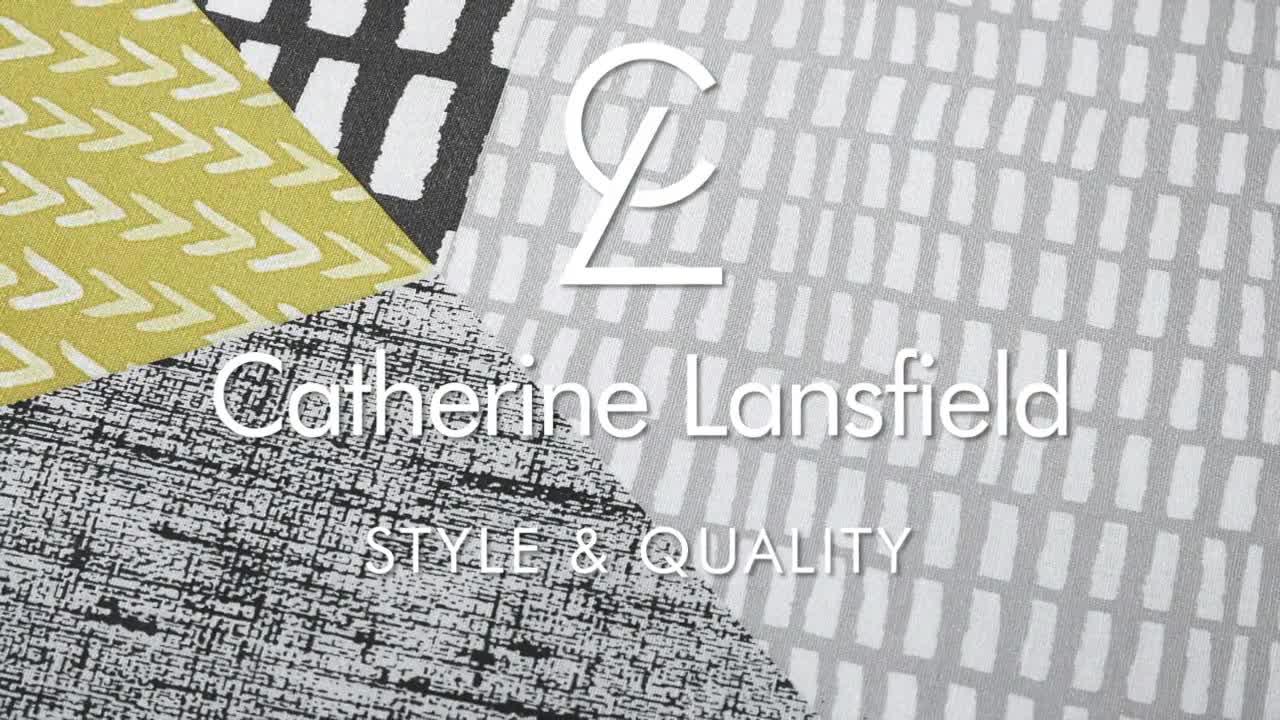 Image thumbnail 7 of 7 of Catherine Lansfield Larsson Geo Duvet Cover Set - Ochre