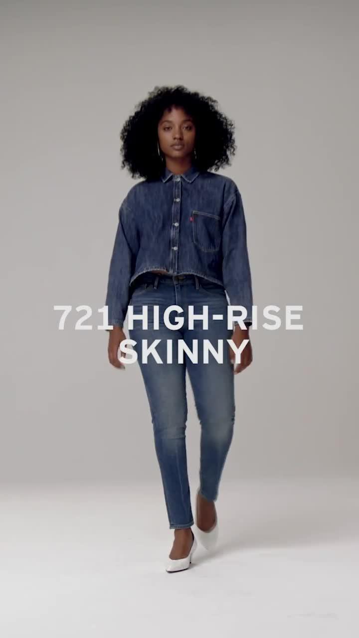 Image thumbnail 4 of 4 of Levi's 721&trade;&nbsp;High Rise Skinny Jean - Rio Hustle - Blue