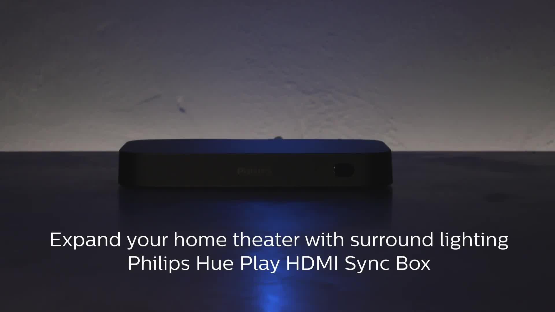 Phillips hue play on sale sync box