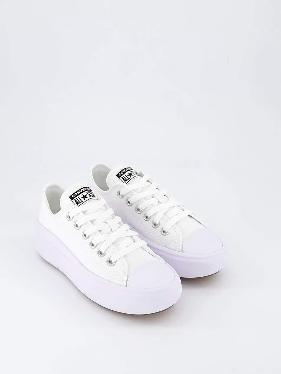Image thumbnail 7 of 7 of Converse Womens Move Ox Trainers - White