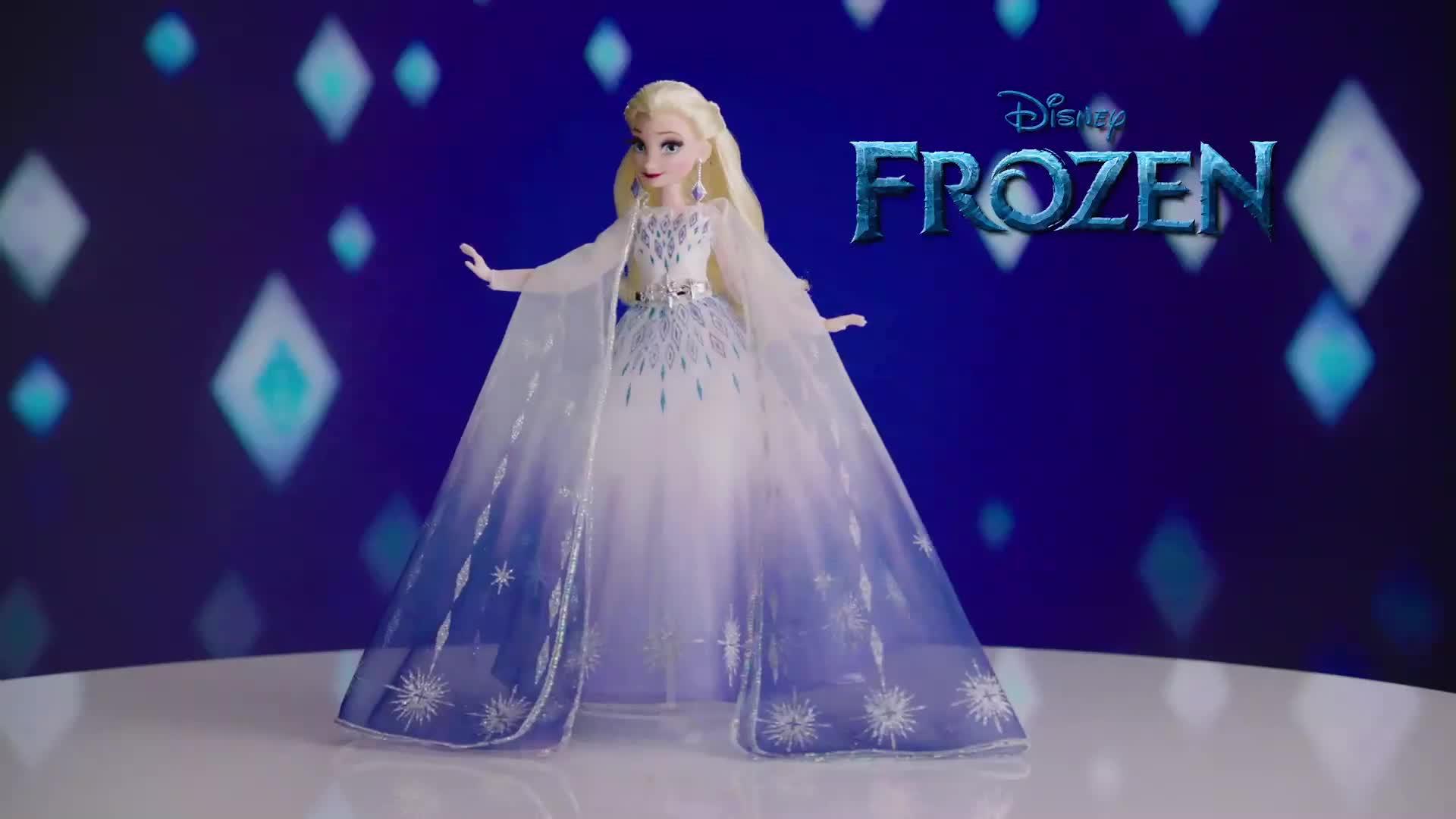 holiday elsa doll