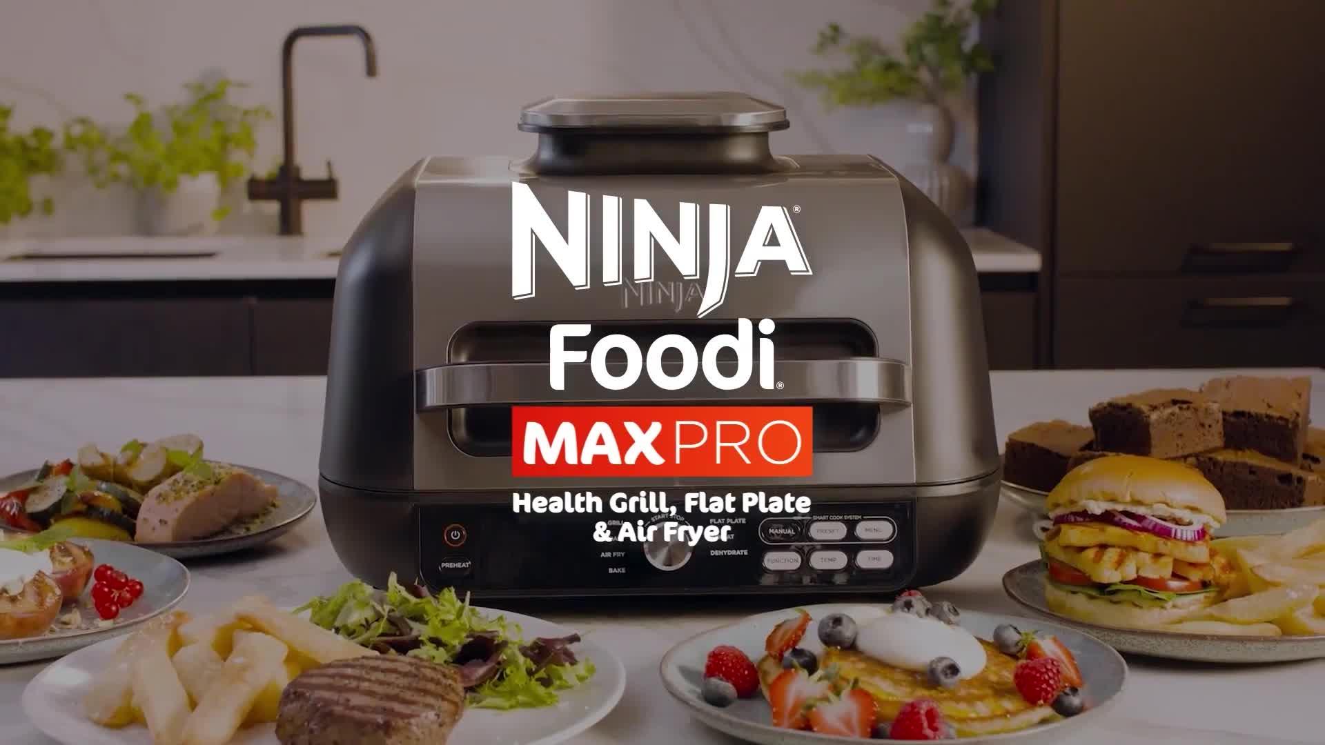 Image thumbnail 7 of 7 of NINJA Foodi Max Pro Health Grill, Flat Plate &amp; Air Fryer AG651UK