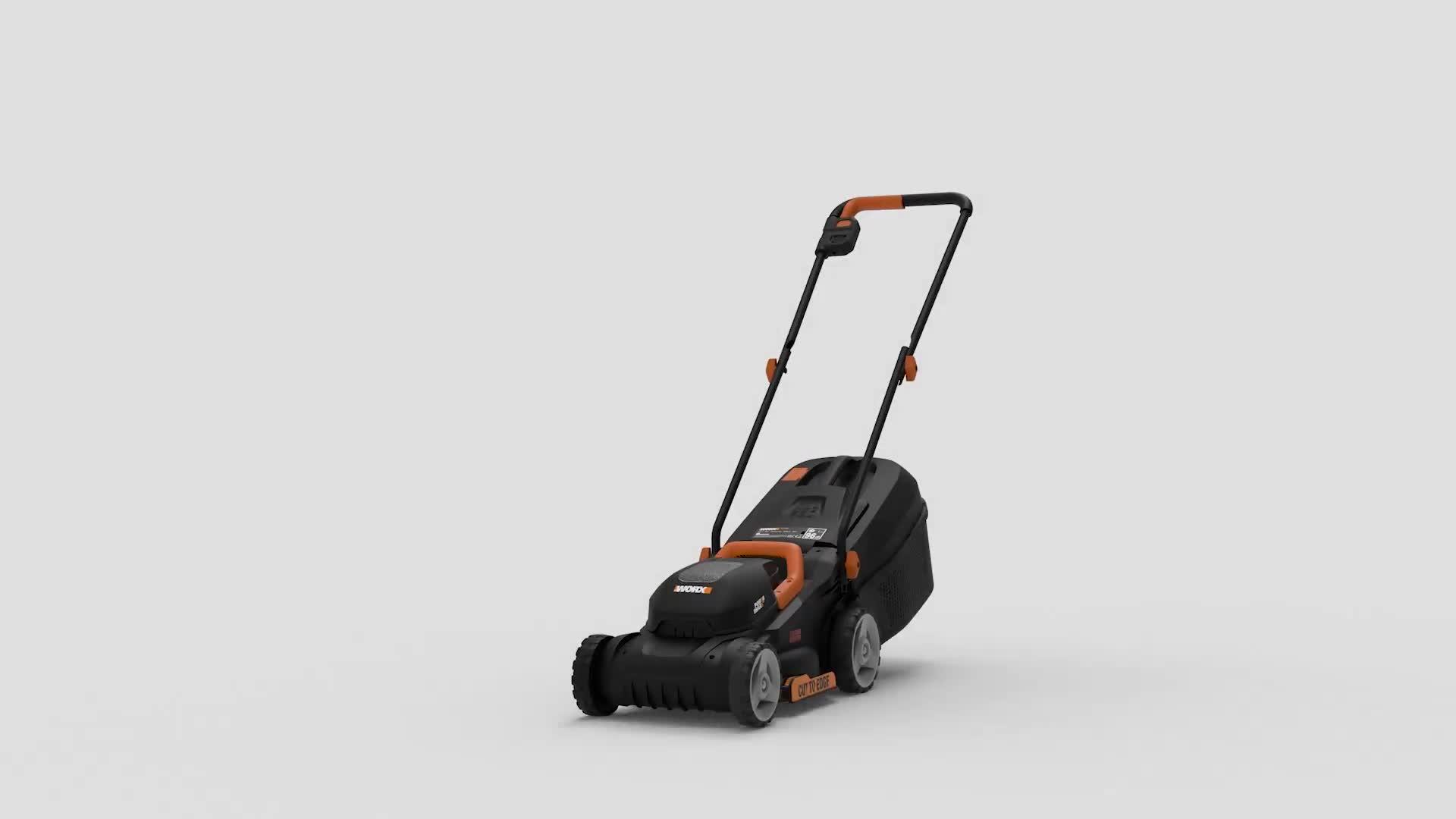 Image thumbnail 5 of 5 of Worx 20V 30cm Cordless Brushless Lawn Mower with x1 4.0Ah Battery &amp; Charger