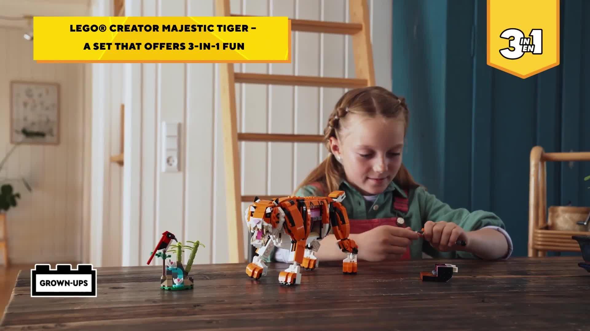 Image thumbnail 8 of 8 of LEGO Creator Majestic Tiger