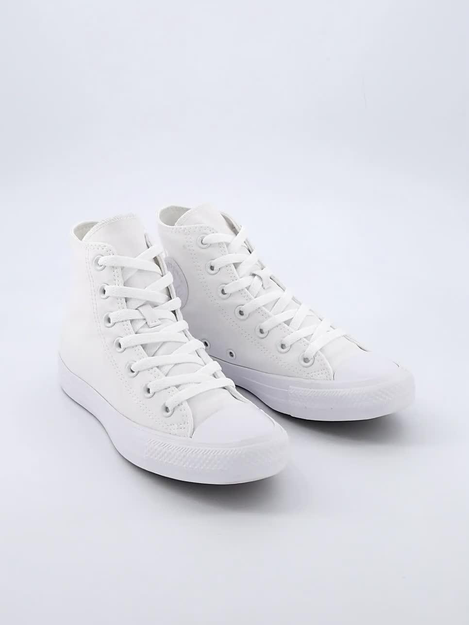 Converse Canvas Hi Top Trainers White Very