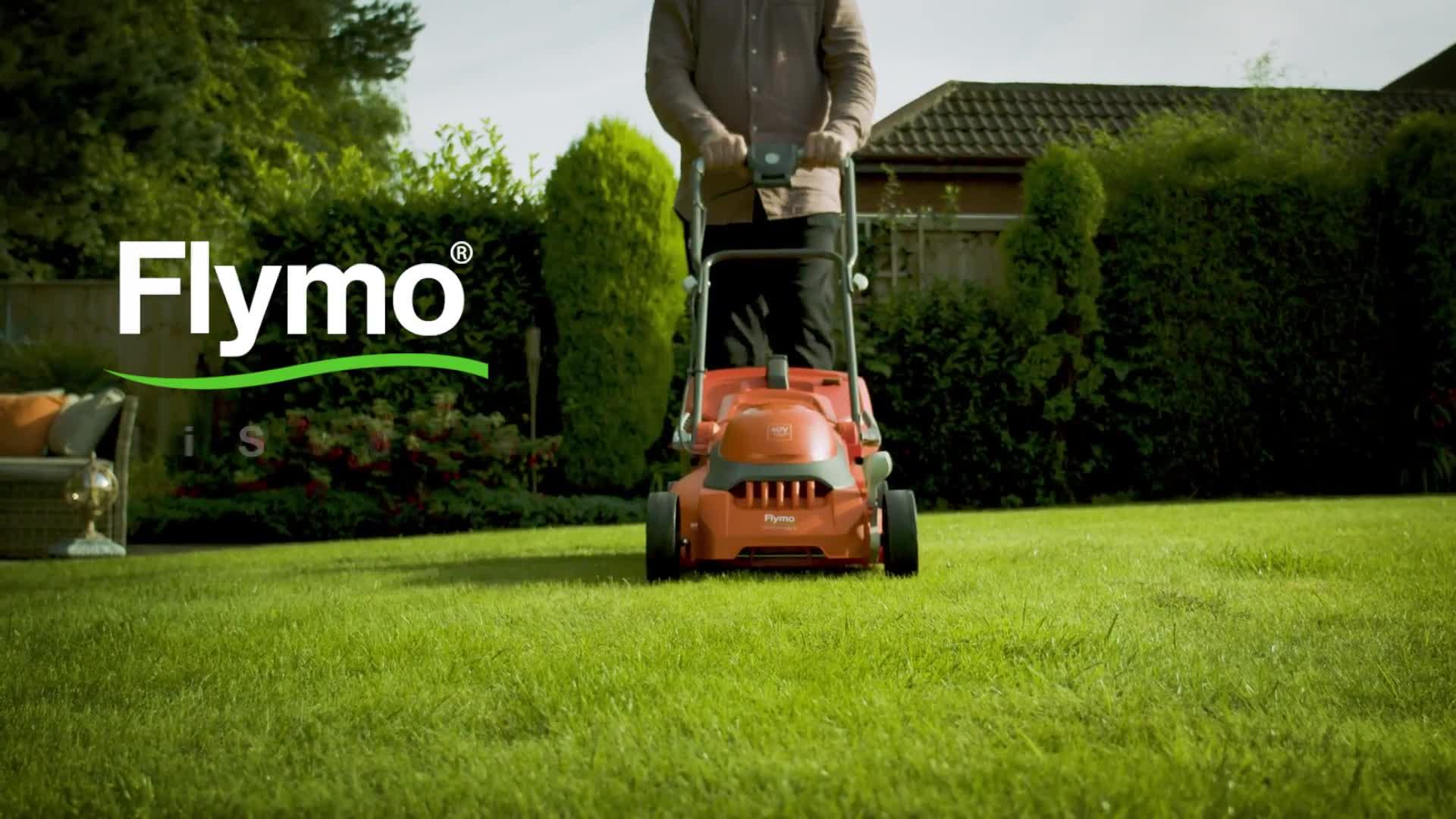 Flymo SimpliStore 340R Li Cordless Rotary Lawnmower With Battery and Charger Included Very