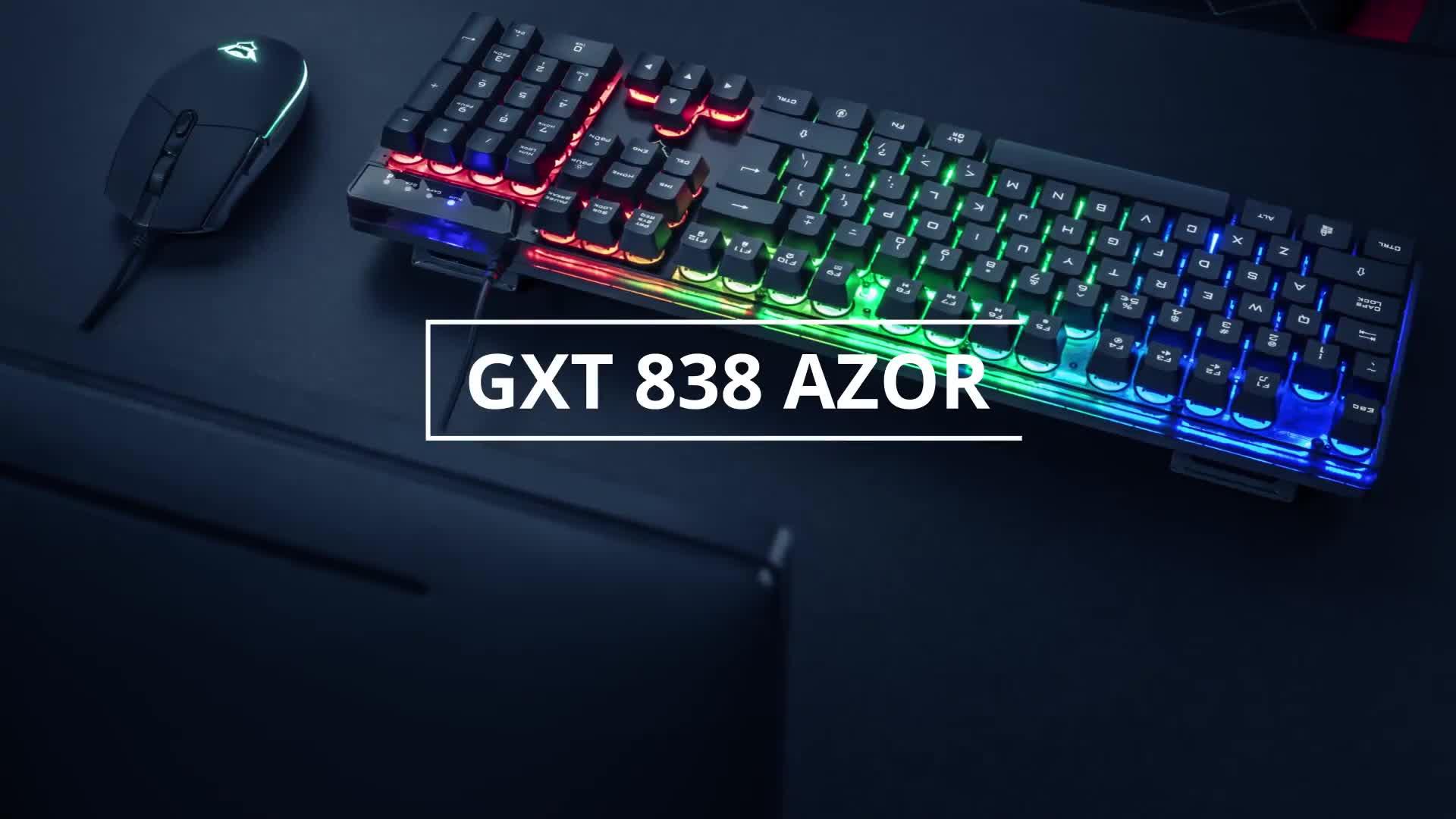 Image thumbnail 8 of 8 of Trust GXT838 Azor Light Up RGB Gaming Keyboard and Mouse Set for PC&nbsp;