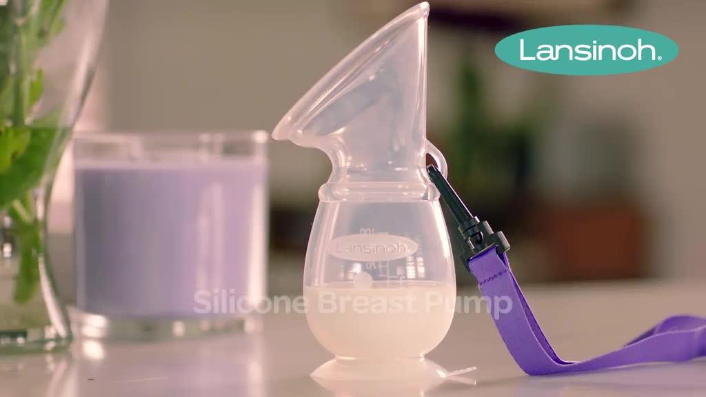 Image thumbnail 5 of 5 of Lansinoh Silicone Breast Pump - White