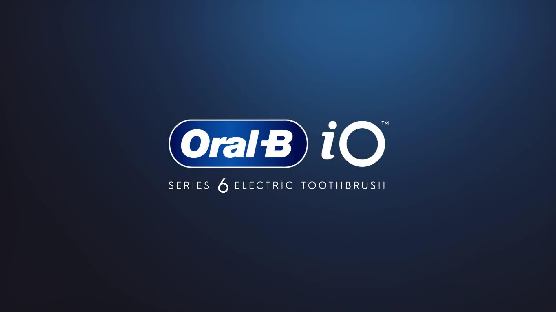 Image thumbnail 8 of 8 of Oral-B iO6 Grey Opal Electric Toothbrush + Travel Case