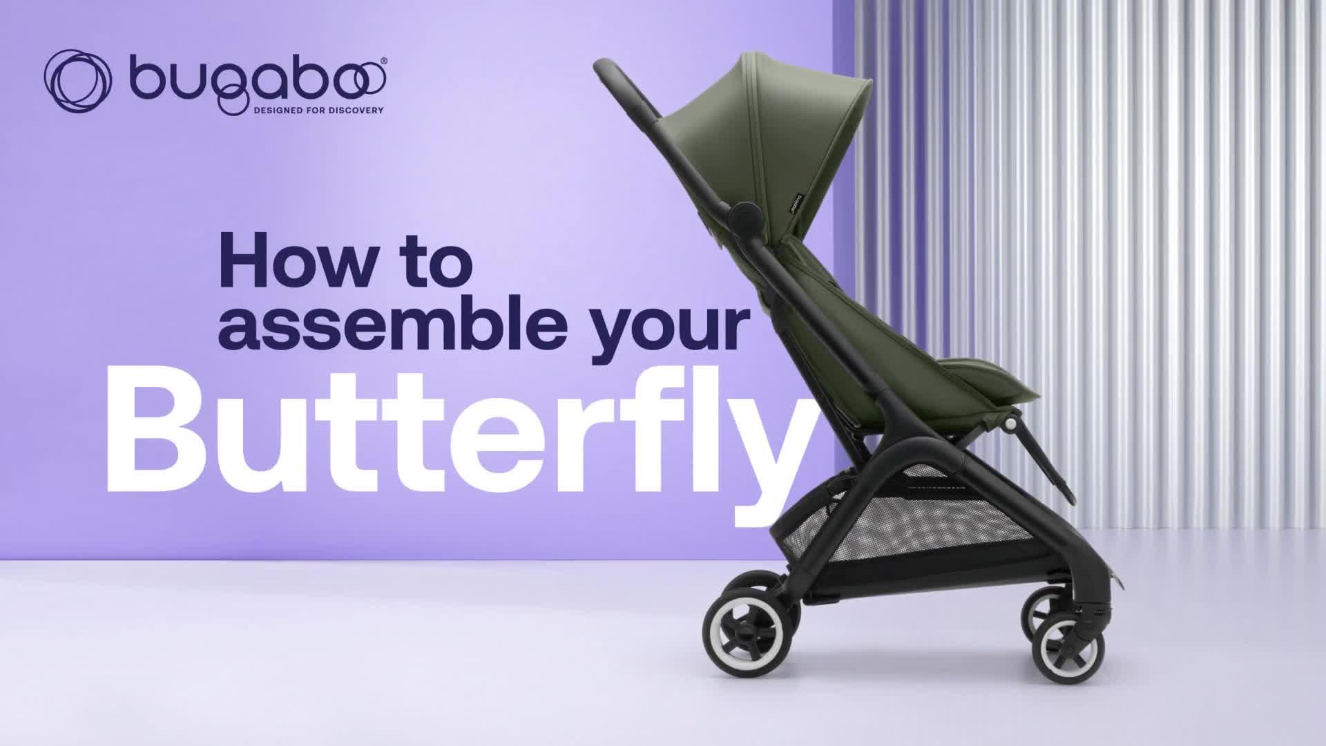 Bugaboo Butterfly Black Stormy Blue - Bugaboo