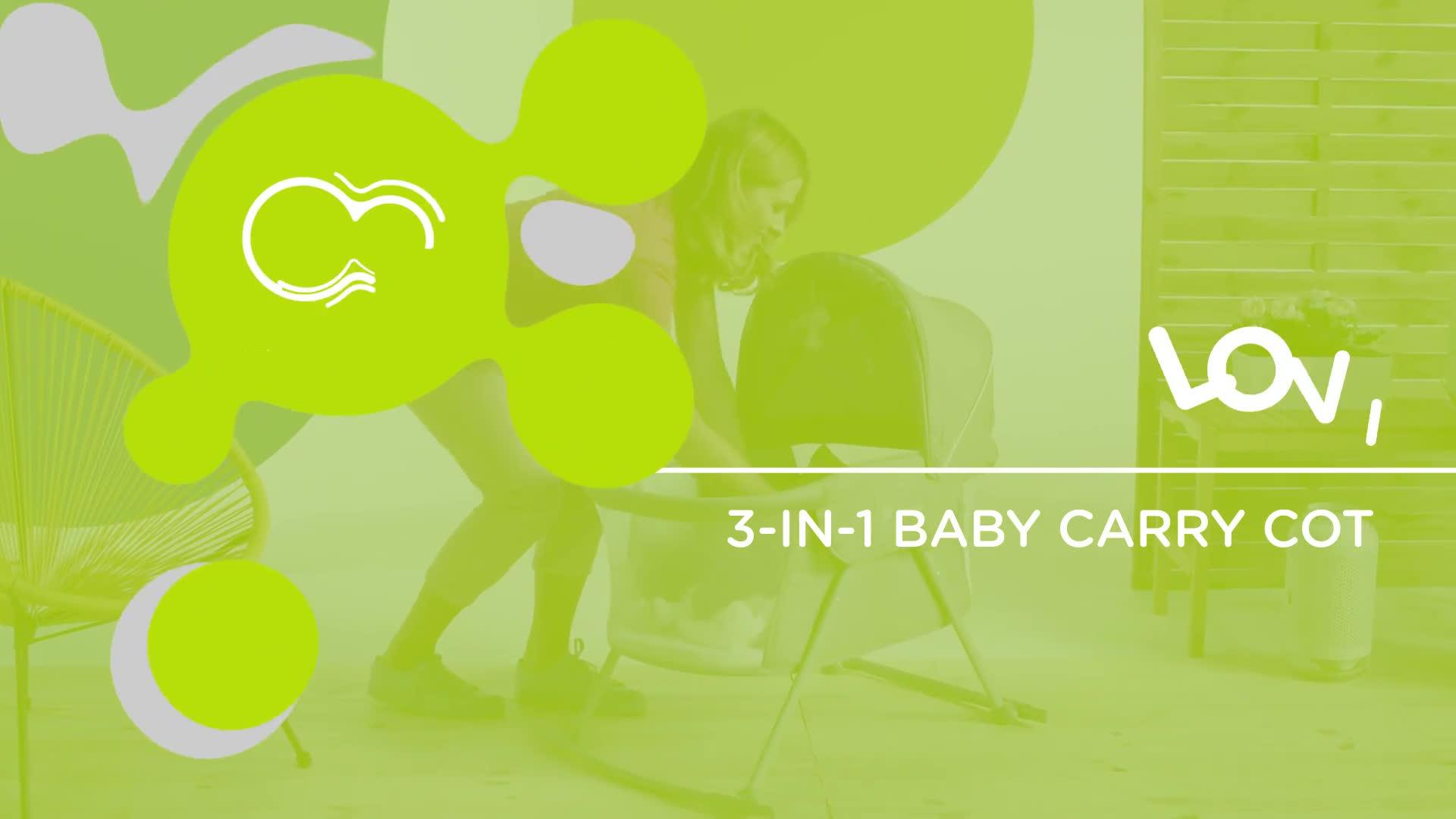 Image thumbnail 8 of 8 of Kinderkraft LOVI 3-in-1&nbsp;Baby Cot/Cradle&nbsp;- Beige
