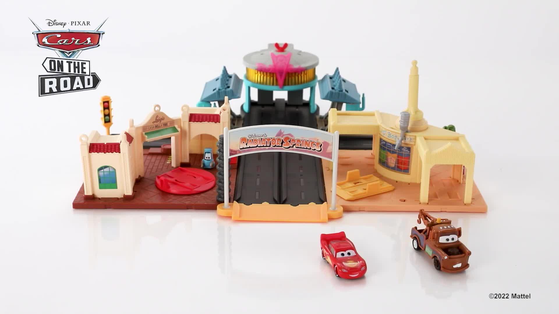Disney Pixar Cars On The Road Radiator Springs Tour Playset sites