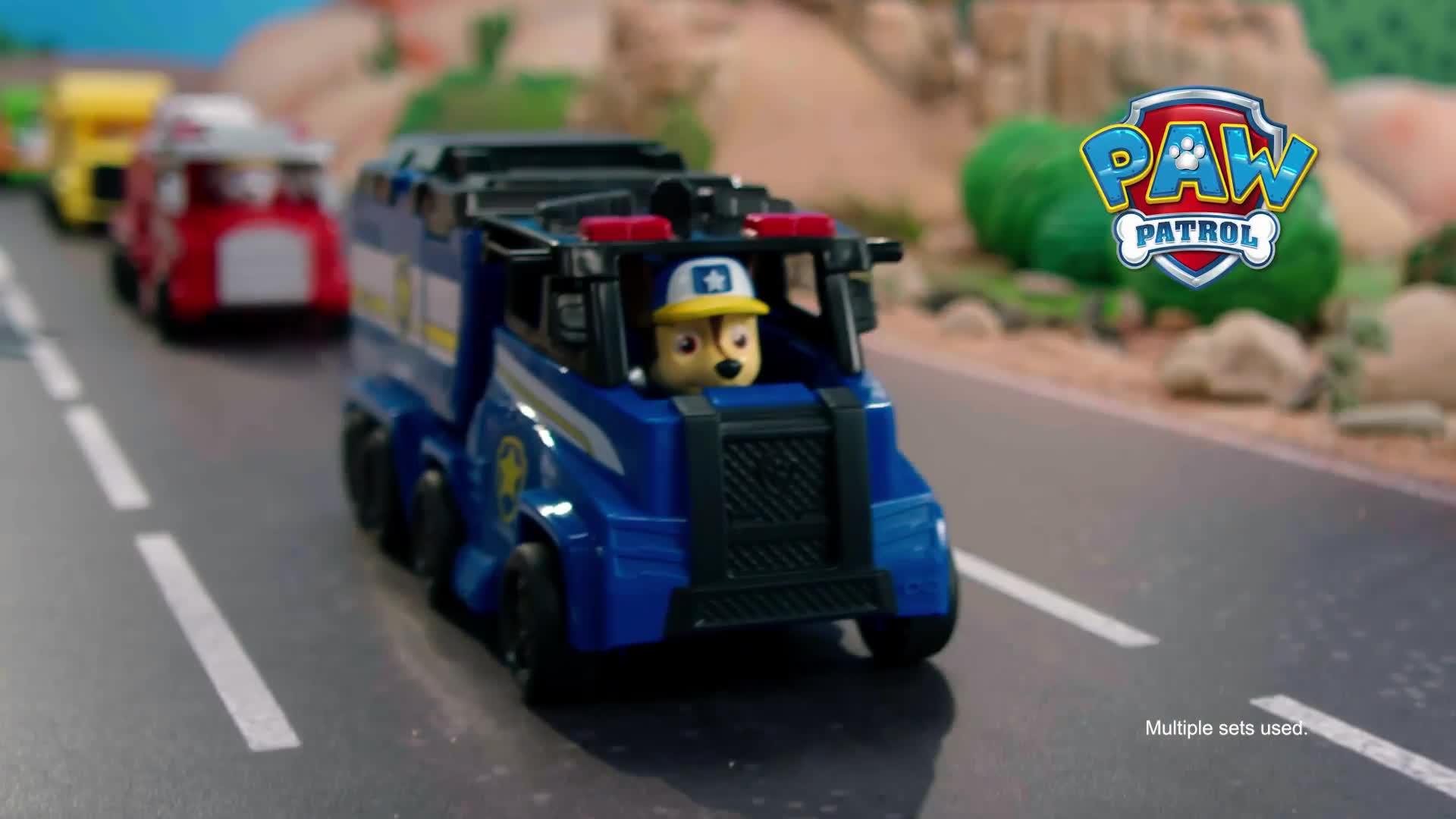 Paw patrol chase truck online