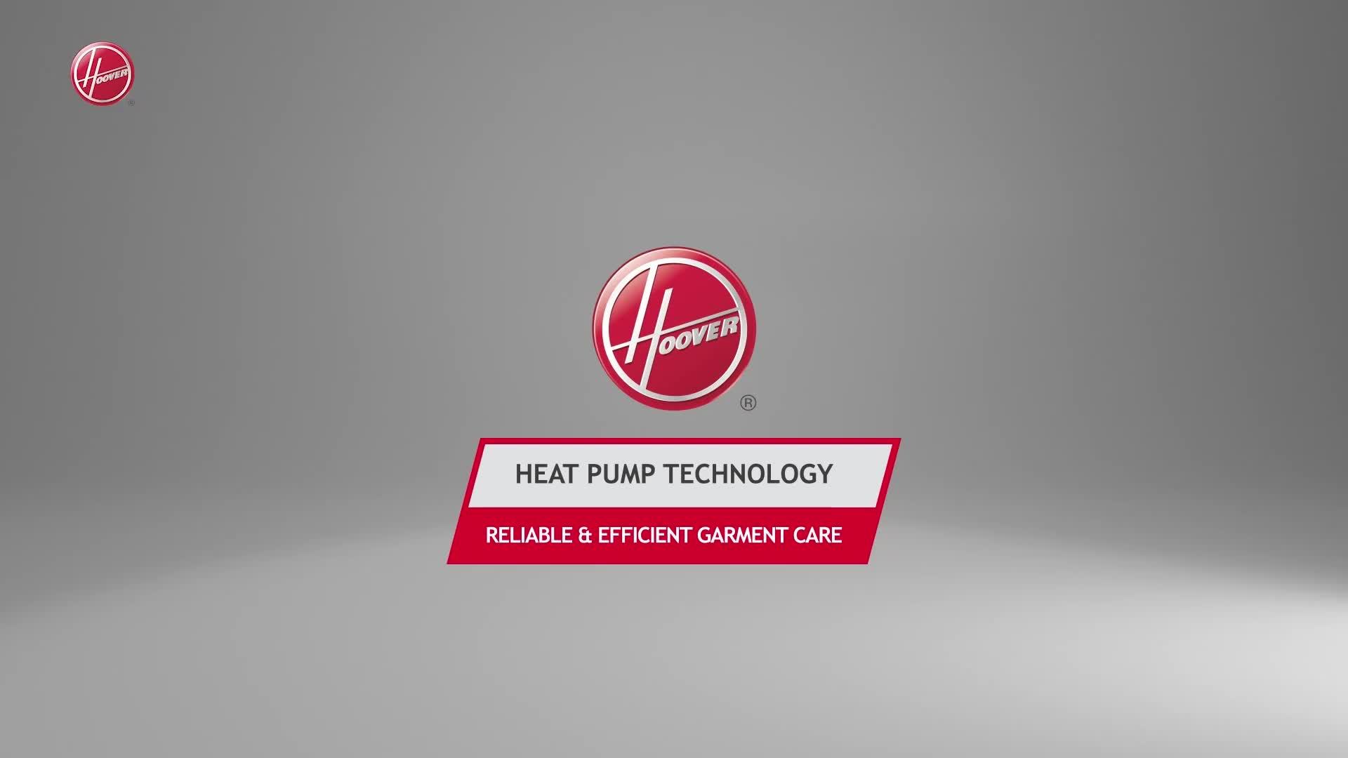 Image thumbnail 8 of 8 of Hoover HLEH8A2DE Freestanding Heat Pump Tumble Dryer, A++, 8 kg Load -&nbsp;White