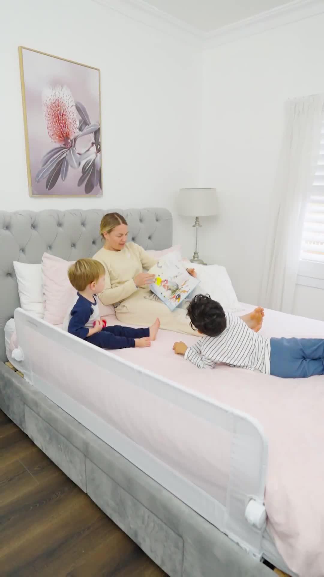 Image thumbnail 7 of 7 of Dreambaby Nicole Extra-Wide Bed Rail - White