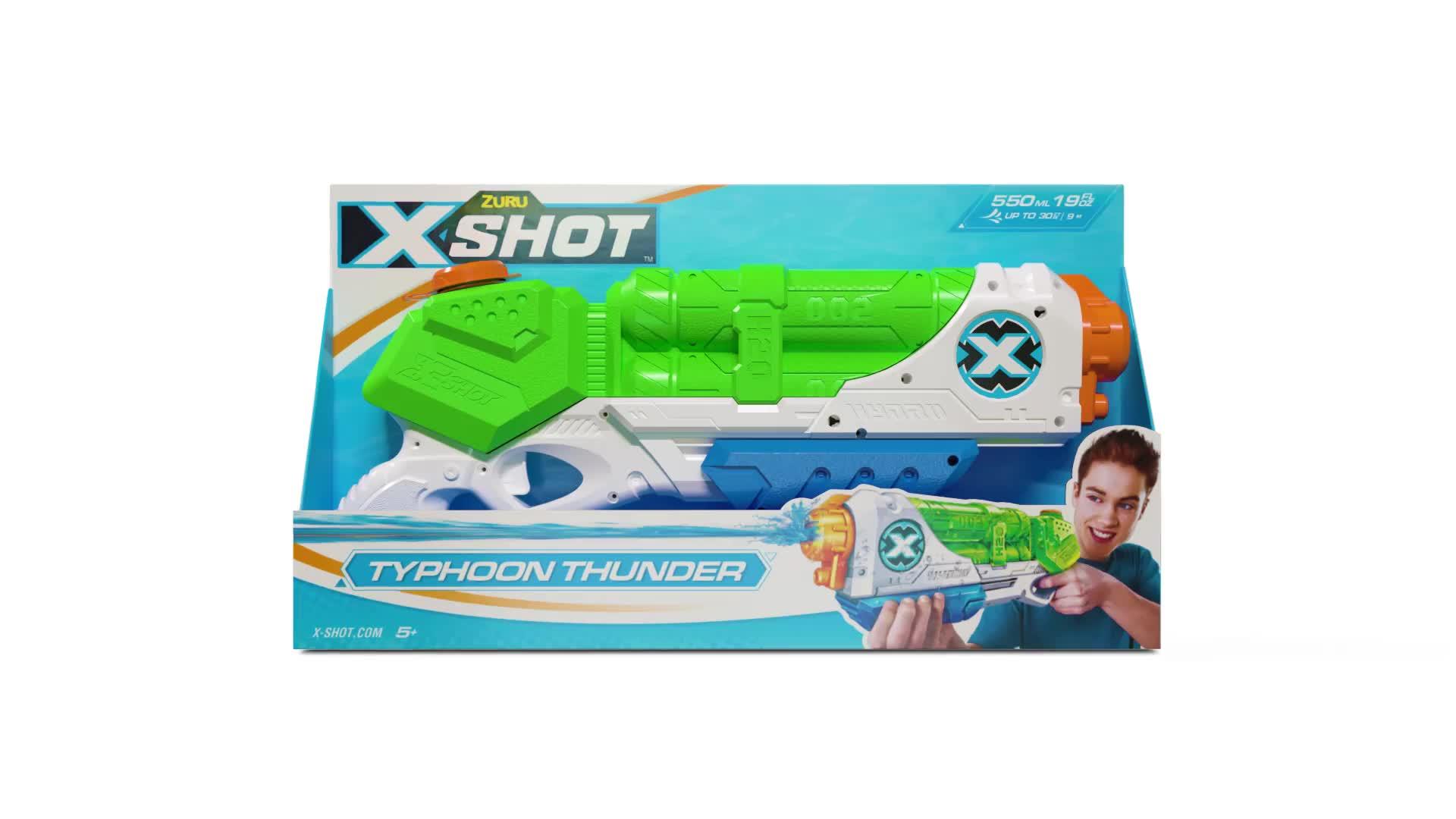 Image thumbnail 8 of 8 of X-Shot Water Warfare Typhoon Thunder Water Blaster by ZURU