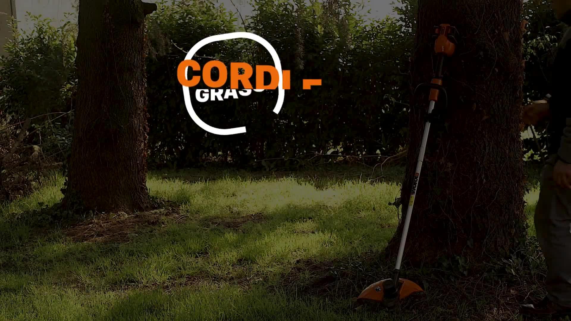 Image thumbnail 7 of 7 of Worx 40V PowerShare 33cm Cordless Grass Trimmer with x2 2.0Ah Batteries &amp; Charger