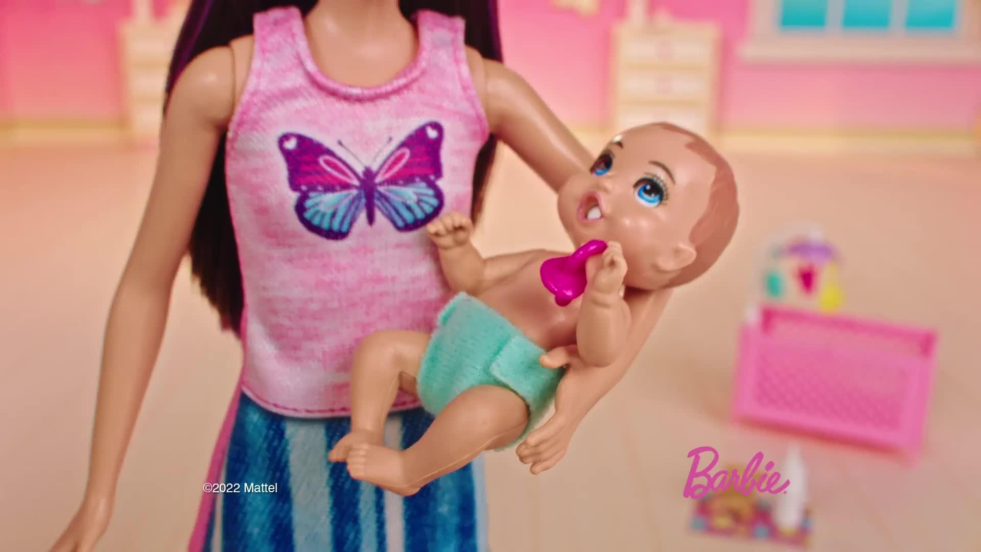 Image thumbnail 7 of 7 of Barbie Skipper Babysitters Inc. Sleepy Baby Doll Playset